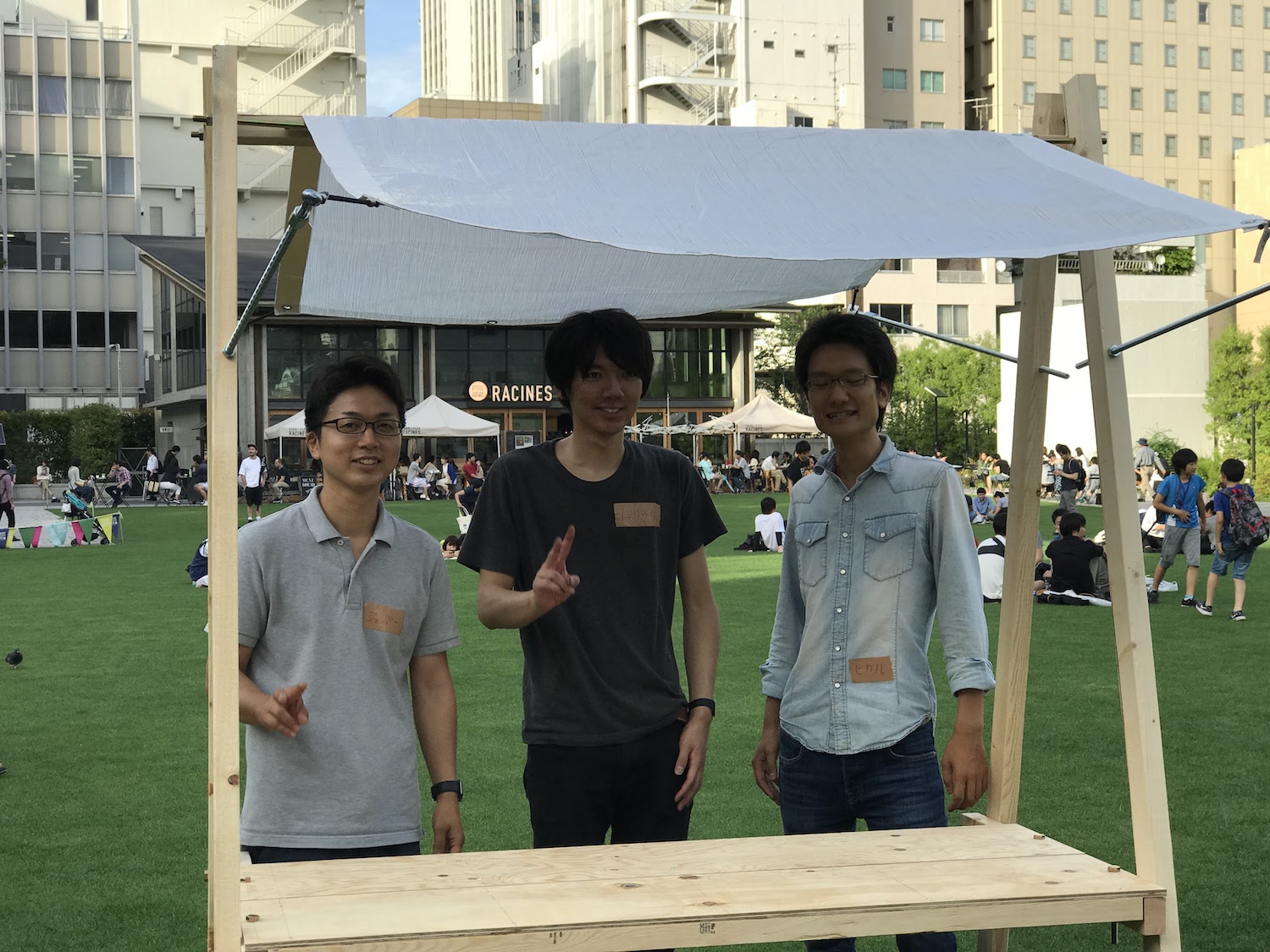 屋台作りワークショップ はくびしん 畑と倉庫と古い家 屋台作りワークショップ はくびしん 畑と倉庫と古い家